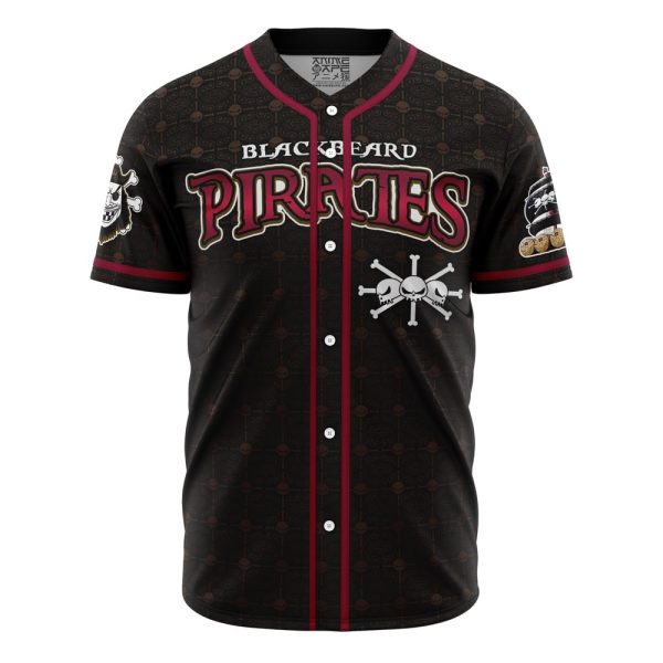 Blackbeard Pirates Blackbeard One Piece Baseball Jersey 3D Printed, For Men and Women Jezsport.com