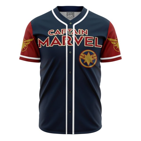 Captain Marvel Marvel Baseball Jersey 3D Printed, For Men and Women Jezsport.com