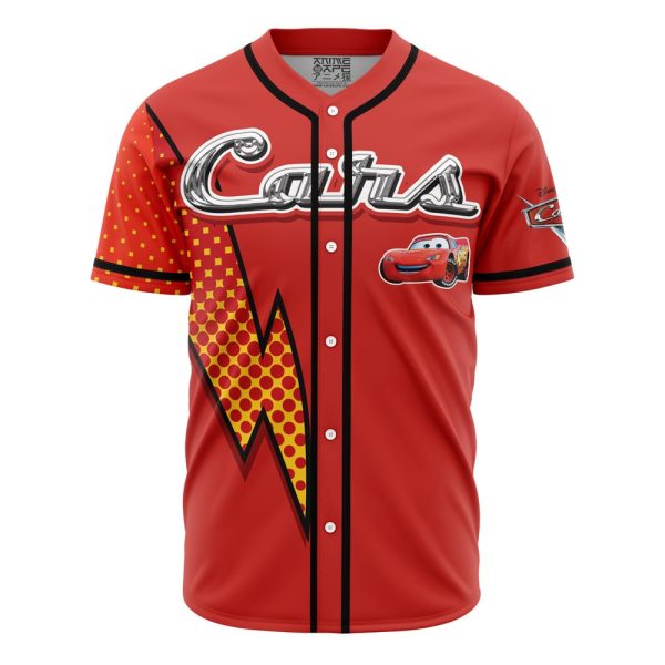 McQueen Cars V2 Disney Baseball Jersey 3D Printed, For Men and Women Jezsport.com