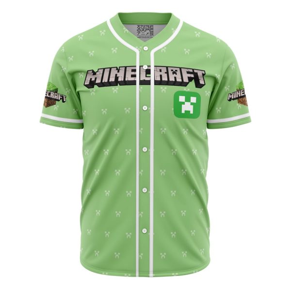 Cool Minecraft Baseball Jersey 3D Printed, For Men and Women Jezsport.com