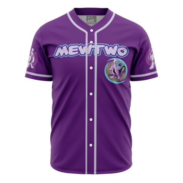 Cosmic Mewtwo Pokemon Baseball Jersey 3D Printed, For Men and Women Jezsport.com