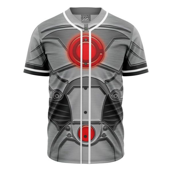 Cyborg Cosplay DC Comics Baseball Jersey 3D Printed, For Men and Women Jezsport.com