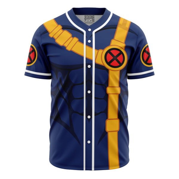 Cyclops X-Men Marvel Baseball Jersey 3D Printed, For Men and Women Jezsport.com