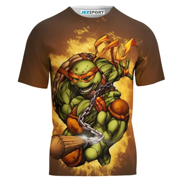 Teenage Mutant Ninja Turtles Shirt For Men And Women, Michelangelo T-shirt Jezsport.com