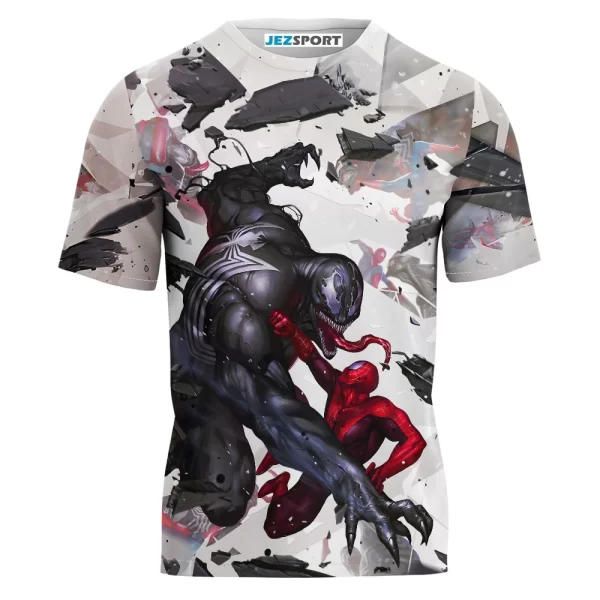 Venom Vs Spider Man Shirt, Venom Shirt, Marvel Shirt For Men And Women T-shirt Jezsport.com