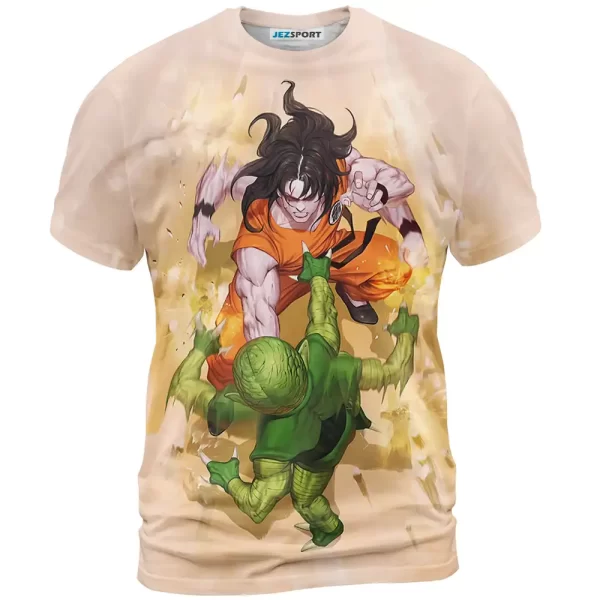 Yamcha vs Saibaiman Shirt, Dragon Ball Z Shirt For Men And Women T-Shirt Jezsport.com