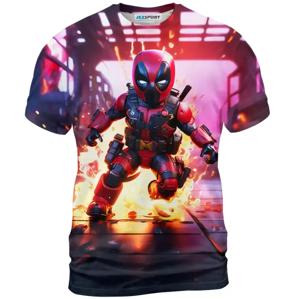 Baby Fire Deadpool Shirt, Marvel Shirt For Men And Women T-Shirt Jezsport.com