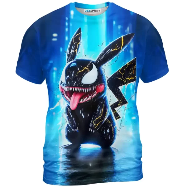 Pikachu x Venom Shirt, Pokemon Shirt, Marvel Shirt For Men and Women Jezsport.com