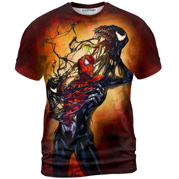 Venom Vs Spider-Man Shirt, Marvel Shirt For Men And Women Jezsport.com