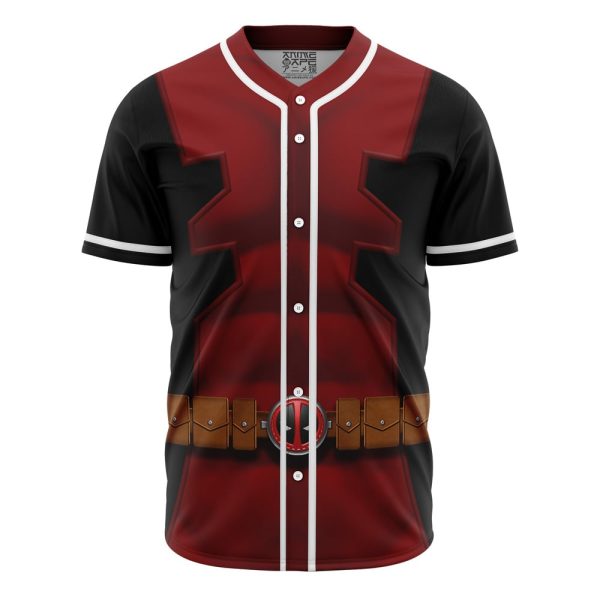 Deadpool Cosplay Marvel Baseball Jersey 3D Printed, For Men and Women Jezsport.com