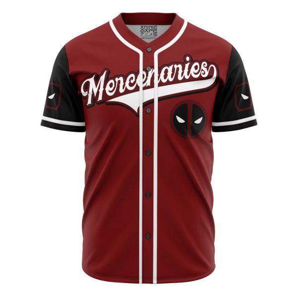 Deadpool Mercenaries Marvel Baseball Jersey 3D Printed, For Men and Women Jezsport.com