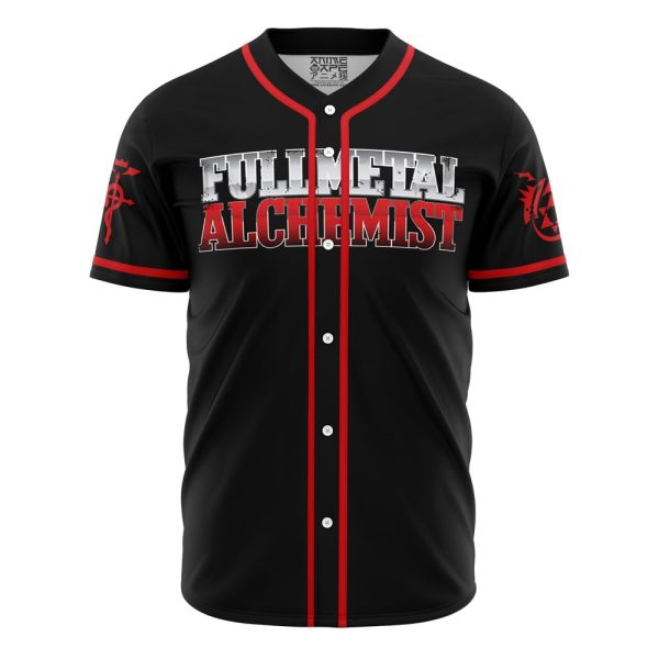 Elric Fullmetal Alchemist Baseball Jersey 3D Printed, For Men and Women Jezsport.com