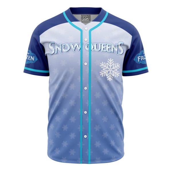 Elsa Frozen V1 Disney Baseball Jersey 3D Printed, For Men and Women Jezsport.com