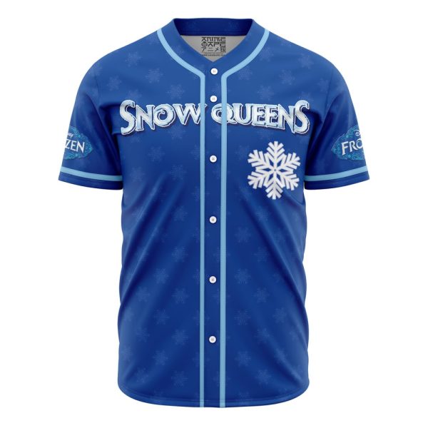 Elsa Frozen V2 Disney Baseball Jersey 3D Printed, For Men and Women Jezsport.com