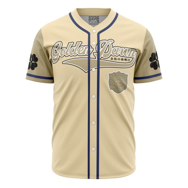 Golden Dawn Black Clover Baseball Jersey 3D Printed, For Men and Women Jezsport.com