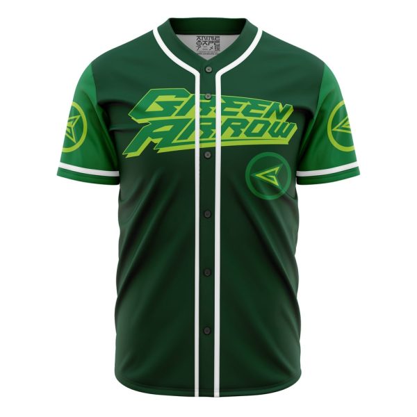 Green Arrow DC Comics Baseball Jersey 3D Printed, For Men and Women Jezsport.com