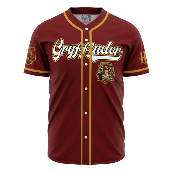 Gryffindor House Harry Potter Baseball Jersey 3D Printed, For Men and Women, Size XL Jezsport.com