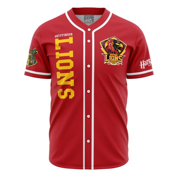 Gryffindor Lions House Harry Potter Baseball Jersey 3D Printed, For Men and Women Jezsport.com