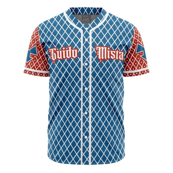 Guido Mista Jojo’s Bizarre Adventure Baseball Jersey 3D Printed, For Men and Women Jezsport.com