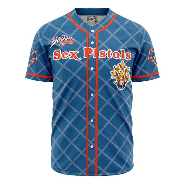 Guido Mista Six Bullets Jojo’s Bizarre Adventure Baseball Jersey 3D Printed, For Men and Women Jezsport.com