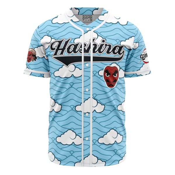 Hashira Sakonji Urokodaki Demon Slayer Baseball Jersey 3D Printed, For Men and Women Jezsport.com