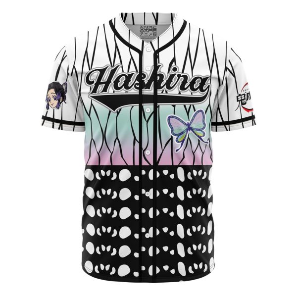 Hashira Shinobu Kocho Demon Slayer Baseball Jersey 3D Printed, For Men and Women Jezsport.com