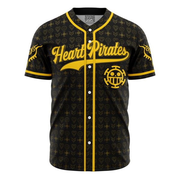 Heart Pirates Law V1 One Piece Baseball Jersey 3D Printed, For Men and Women, Size XL Jezsport.com