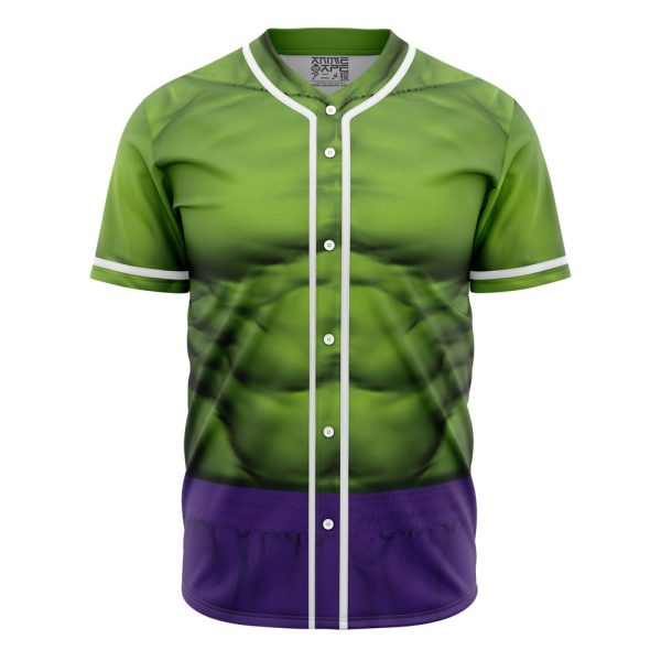 Hulk Cosplay Marvel Baseball Jersey 3D Printed, For Men and Women Jezsport.com