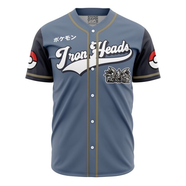 Iron Heads Steel Type Pokemon Baseball Jersey 3D Printed, For Men and Women Jezsport.com