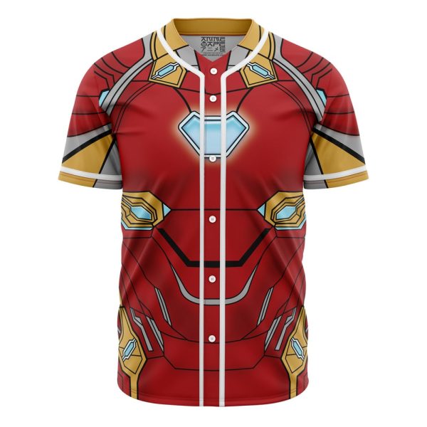 Ironman Cosplay Marvel Baseball Jersey 3D Printed, For Men and Women Jezsport.com