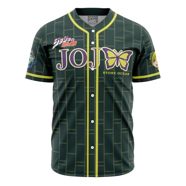 Jolyne Cujoh Stone Ocean Jojo’s Bizarre Adventure Baseball Jersey 3D Printed, For Men and Women Jezsport.com