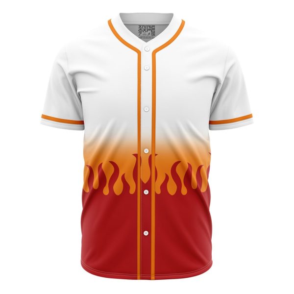 Kyojuro Rengoku Demon Slayer Baseball Jersey 3D Printed, For Men and Women Jezsport.com