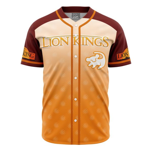 Simba Lion King V1 Disney Baseball Jersey 3D Printed, For Men and Women Jezsport.com