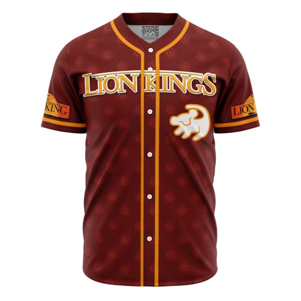 Simba Lion King V2 Disney Baseball Jersey 3D Printed, For Men and Women Jezsport.com