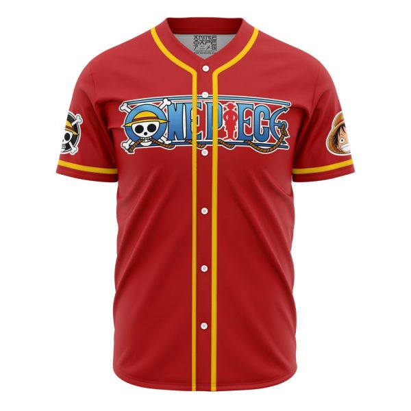 Luffy One Piece Baseball Jersey 3D Printed, For Men and Women, Size XL Jezsport.com