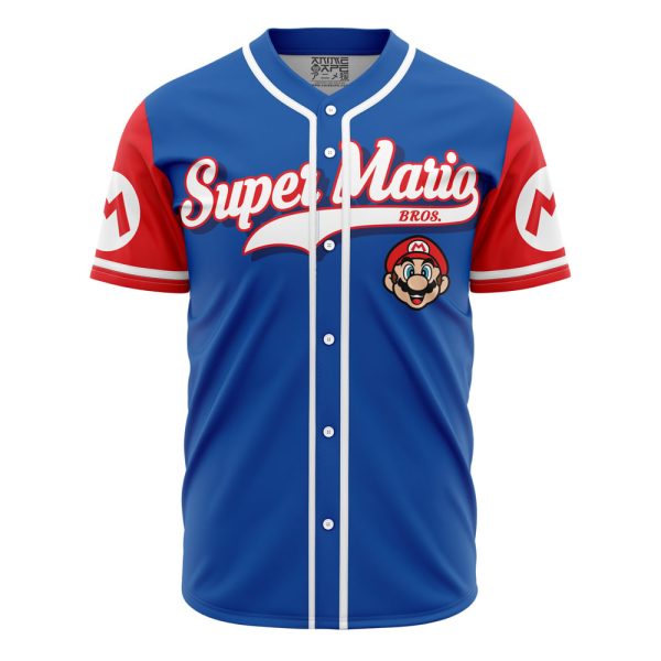 Mario Super Mario Bros Baseball Jersey 3D Printed, For Men and Women Jezsport.com