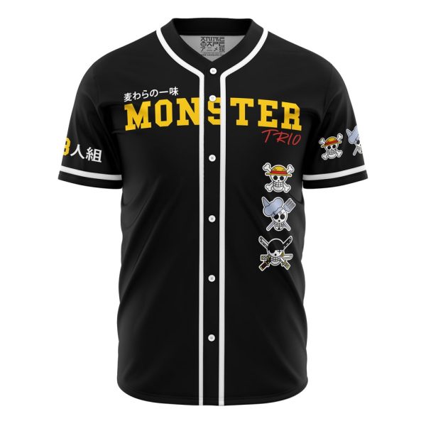 Monster Trio One Piece Baseball Jersey 3D Printed, For Men and Women Jezsport.com