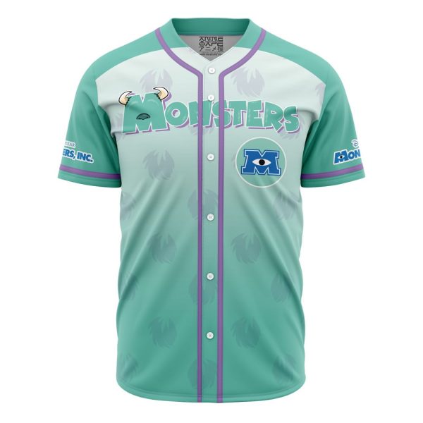 Sully Monsters Inc. V1 Disney Baseball Jersey 3D Printed, For Men and Women Jezsport.com