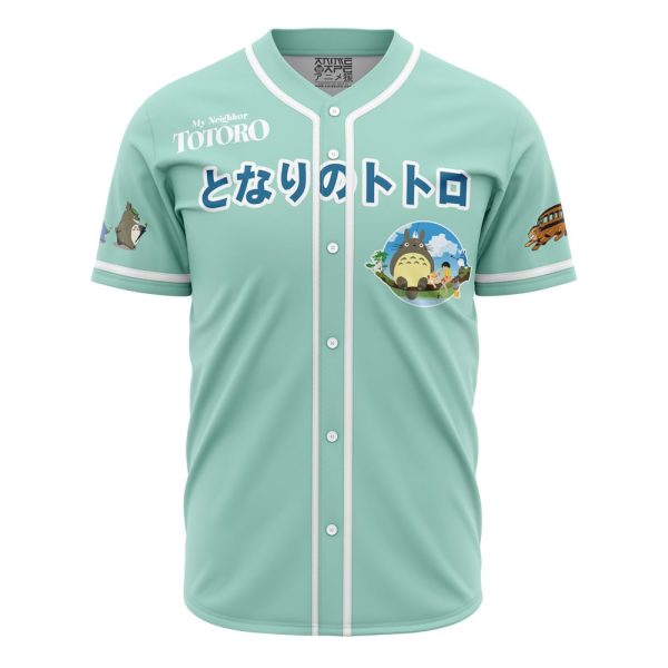 My Neighbor Totoro Studio Ghibli Baseball Jersey 3D Printed, For Men and Women Jezsport.com