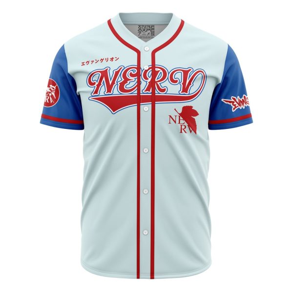 NERV Shinji Evangelion Baseball Jersey 3D Printed, For Men and Women Jezsport.com