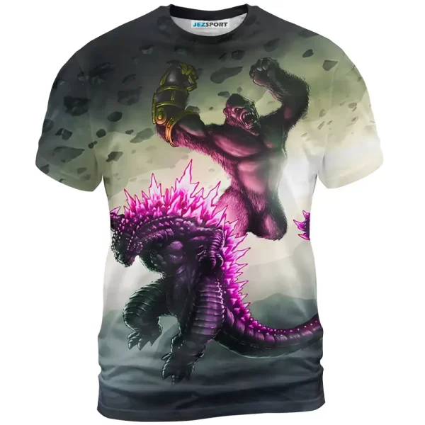 King Kong Vs Godzilla Shirt For Men And Women T-Shirt Jezsport.com