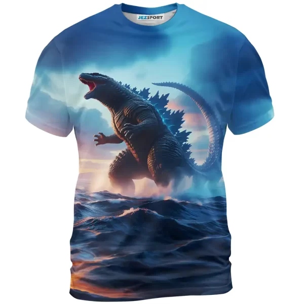 Godzilla Shirt For Men And Women T-Shirt Jezsport.com