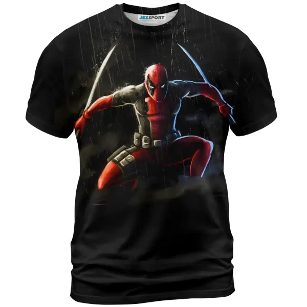 Deadpool Rain Shirt, Marvel Shirt For Men And Women T-Shirt Jezsport.com