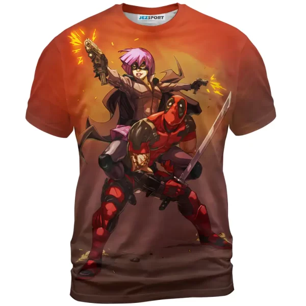 Hit-Girl x Deadpool Shirt, Marvel Shirt For Men And Women T-Shirt Jezsport.com