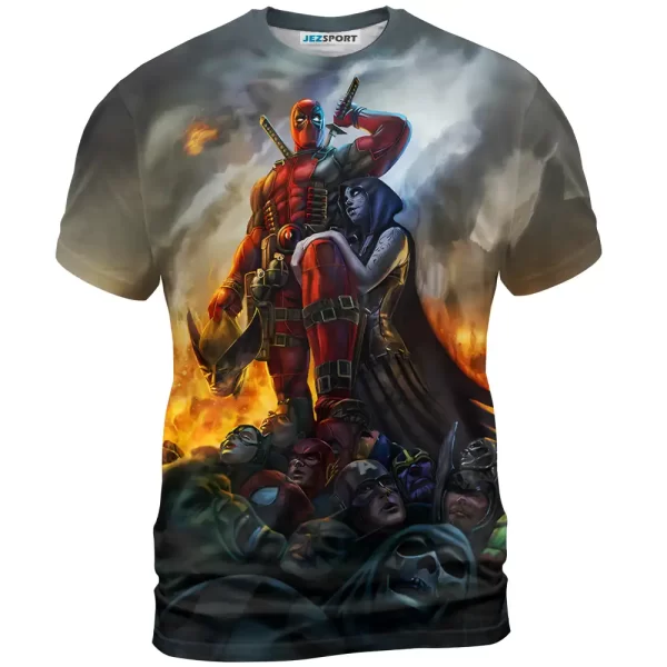 Deadpool Kills Shirt, Marvel Shirt For Men And Women T-Shirt Jezsport.com