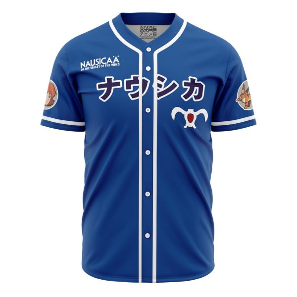 Nausicaa of the Valley of the Wind Studio Ghibli Baseball Jersey 3D Printed, For Men and Women Jezsport.com