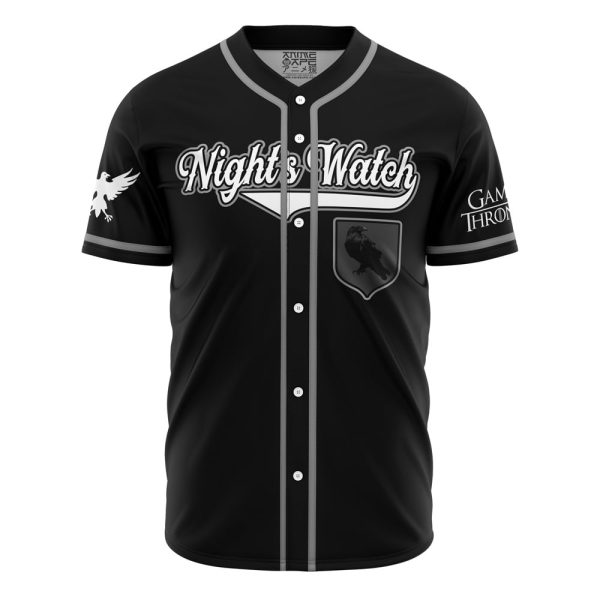 Night’s Watch Snow Game of Thrones Baseball Jersey 3D Printed, For Men and Women Jezsport.com