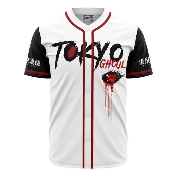 One Eyed Ghoul Tokyo Ghoul Baseball Jersey 3D Printed, For Men and Women Jezsport.com