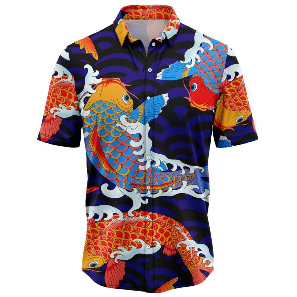 Koi Fish Hawaiian Shirt Jezsport.com