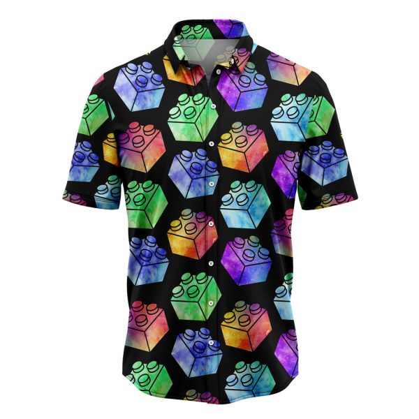 Lego Colorful Hawaiian Shirt Summer Shirt For Men and Women Jezsport.com